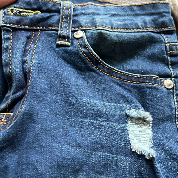 7 For All Mankind Distressed Shorts Size Girls 10 - Picture 2 of 6